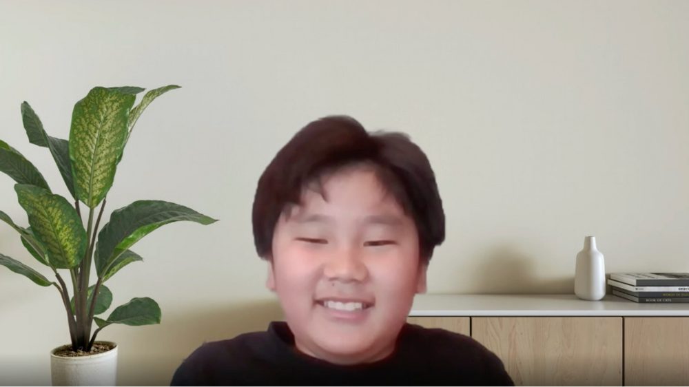 コードランド生徒 重光憲臣さん（インタビュー時、11歳_マイクラPythonコース）